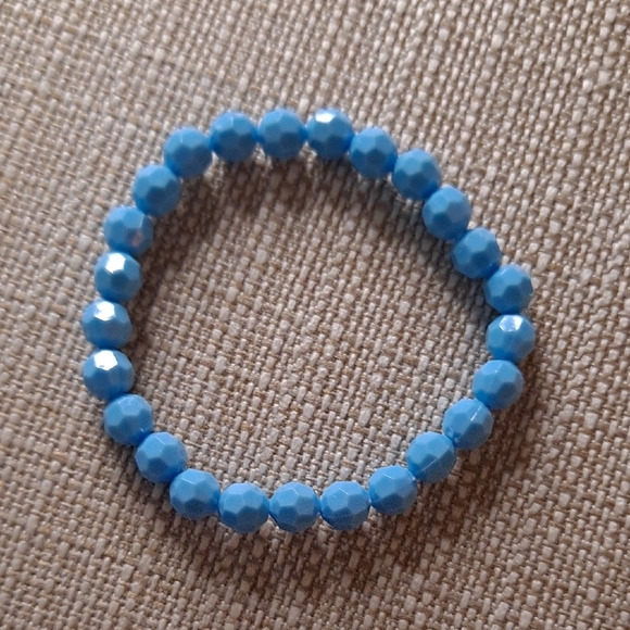 Blue Beaded Bracelet - Picture 1 of 2